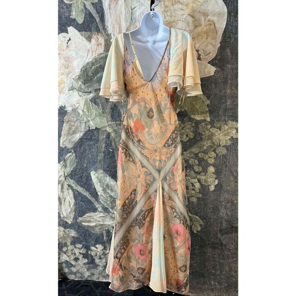 New Free People Celestial Nights Maxi Dress Size Xs. - Picture 12 of 15